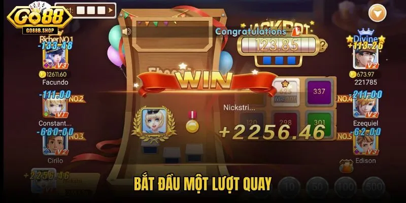 Nổ hũ GO88 với trình tự chọn cược rồi quay