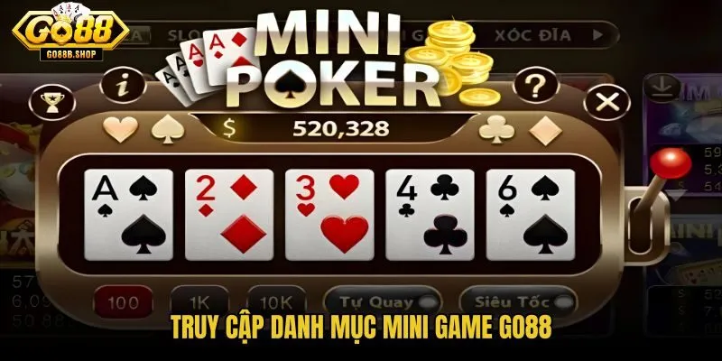 Mini Game GO88 và lối vào danh mục nhanh